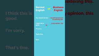 Normal English vs. Business English 7