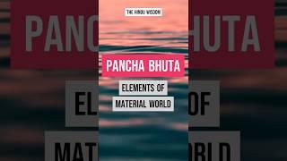 Panch Bhuta, Elements that wich material world is made of. #india #hinduwisdom #puranas #religion