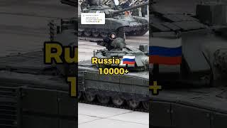 How many T-72 Does each country have #shorts #world #country #countries #military #education #russia