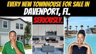 Every New Construction TOWNHOUSE Community Selling in Davenport, FL!