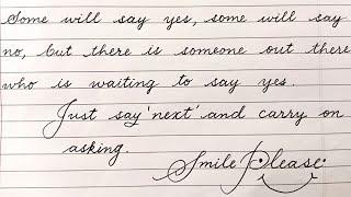 Learn To Deal With Rejection| Calligraphy Writing| New Year Thought| Navneet Setia| ASMR |