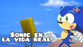 Sonic sale en la vida real - Bob esponja (versión Sonic)