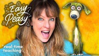 Hidden SECRETS of EASY Watercolor Shading: Meet the Wonky Woofers Behind-the-Scenes with Author!