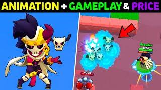 Brawl Stars Demon Emz Gameplay, Animation, Cost, Pin, & Player Icon