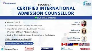 How to Become a Certified International Admission Counsellor - Full Webinar