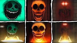The Backdoor - All Jumpscares & Crucifix Uses | Geometry Dash