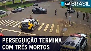 Bandidos são mortos após tentarem fugir da PM | SBT Brasil (18/10/21)