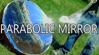 How To Make Parabolic Mirrors From Space Blankets - NightHawkInLight