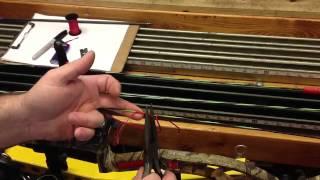 Tying and timing a drop away arrow rest.