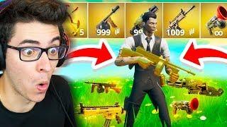 VIREI IMORTAL? ENCONTREI TODAS AS ARMAS MITICAS DO FORTNITE!