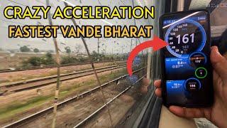 INSANE!!Acceleration by India's FASTEST VANDE BHARAT Express - Bhopal Vande Bharat-Indian Railways