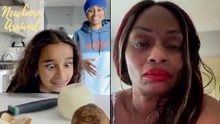 "Cut It Off" Blac Chyna's Daughter Dream Trolls Grandma Tokyo Toni While Learning To Cook! 