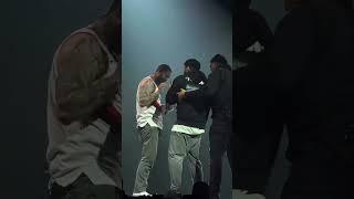 PostMalone reaction with Fan runs out on stage #stage #reaction #postmalone