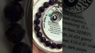 Natural amethyst lab test report tested by Gjspc Patel Nagar