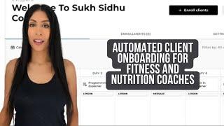 Automated Client Onboarding For Fitness And Nutrition Coaches