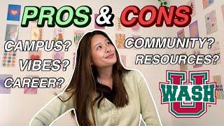 PROS and CONS of WASHU in ST. LOUIS