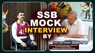 Best SSB Mock Interview By India’s No-1 Interviewing Officer Comdr Sudarshan Chakrapani Sir | WDA