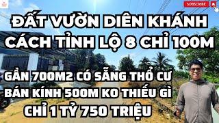 BÁN ĐẤT DIÊN XUÂN DIÊN KHÁNH, CÁCH TỈNH LỘ 8 CHỈ 100M | TRẦN ANH THI BĐS.