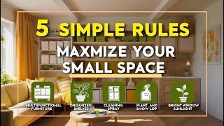 5 Simple Rules to Maximize Small Living Spaces  //Abir STA