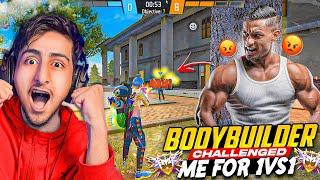 This Bodybuilder Calls Me NoobAnd Challenges Me For 1 Vs 1[A_s Gaming] - Free Fire India