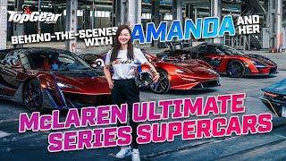 BTS with Amanda Toh-Steckler and her McLaren Ultimate Series supercars | TopGear Singapore