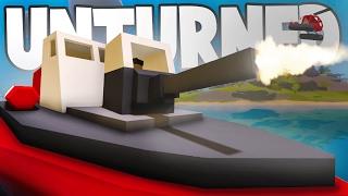 Unturned 3.18.1.0: NEW Hawaii VEHICLES! TANK Boat, Gun Dinghy, Amphibious ATV