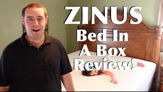 Bed In A Box Zinus King Size Mattress and Smart Base Full Review!