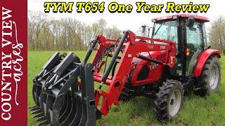 One Year In Depth Review of the TYM T654 Compact Tractor | Powered by Deutz Engine | 67 Horsepower