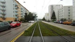 Linz Line 2- Real time rear view of track.