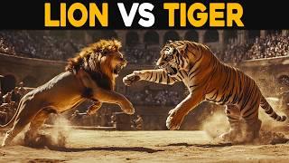 LION VS TIGER - Which is Stronger?