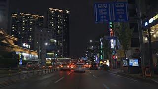 부산 동래에서 센텀시티까지 야간 드라이브 Night drive from Dongnae to Centum City in Busan | 모범워커 4K 드라이브