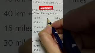 Convert km to miles and miles to km #math #youtube #tutor #shorts #mathtrick #learning