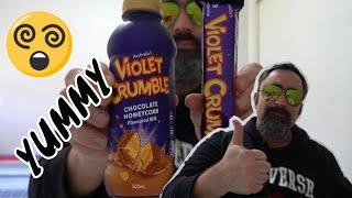 AUSTRALIA'S VIOLET CRUMBLE CHOCOLATE HONEYCOMB FLAVOURED MILK