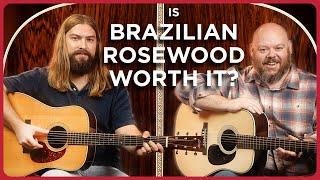 Is Brazilian Rosewood Worth It? Collings D2H Brazilian vs. Martin Custom Shop Authentic