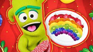 How to Make a Rainbow Salad EPISODES   GARDEN ACADEMY  VIDEOS FOR KIDS IN ENGLISH