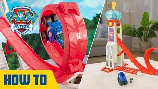 Rescue Wheels Super Loop Tower HQ How-To Play | PAW Patrol | Toys for Kids