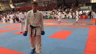 Victor Alves Kumite Campeonato Brasileiro de Karate I etapa Foz Iguaçu 2015