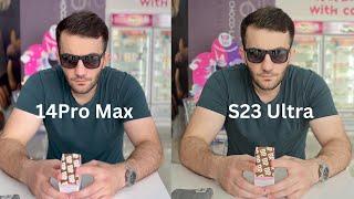 S23 Ultra Vs 14 Pro Max Video Test! portrait, cinematic