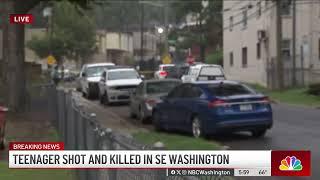 ‘Why are you killing kids?': Teenager shot to death in Southeast DC | NBC4 Washington