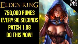 Elden Ring - How To Get 750K Runes / 90S