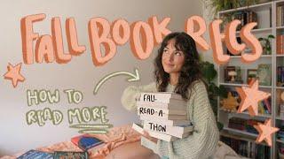 Fall book recommendations + how to read MORE this Fall *exciting announcement