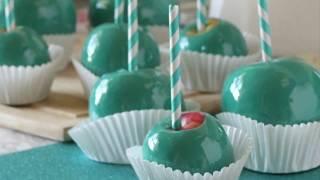 Making Tiffany Blue Candy Apples Recipe Tutorial | SWEETHAUTE