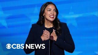 Watch: Alexandria Ocasio-Cortez makes impassioned argument for Kamala Harris at DNC