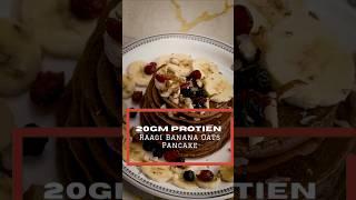 High Protein Raagi Oats Banana Pancake   | Healthy Pancake Recipe | Dietitian Deep #pancakerecipes