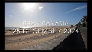 GRAN CANARIA 25 DECEMBER 2024 - through the dunes from  Playa del Ingles to Maspalomas