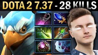 Kez Gameplay Miracle with 28 Kills and Manta - Dota 2 7.37