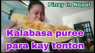 kalabasa puree para Kay tonton