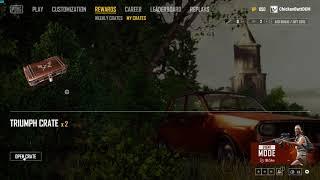 4x Triumph Crates opened PUBG