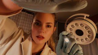 ASMR Scalp Check & Cranial Nerve Exam | Standing Over You | Focus Tests, Full Body Exam