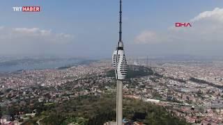 Çamlıca TV-Radyo Kulesi'nde sosyal alanların montajı tamamlandı